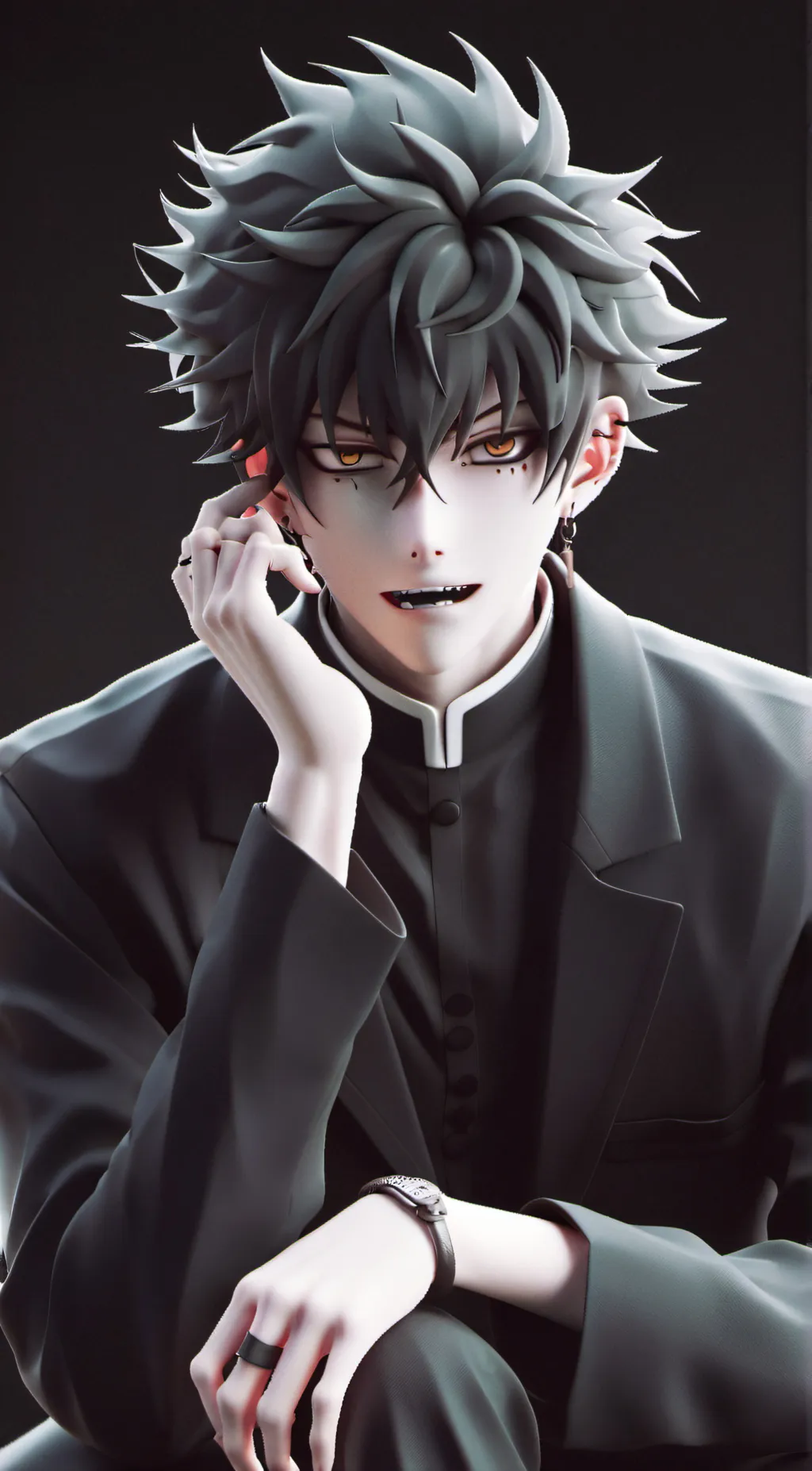 ai character: Megumi fushiguro  background