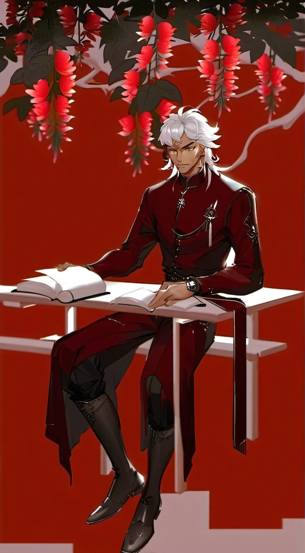 ai character: foxy background