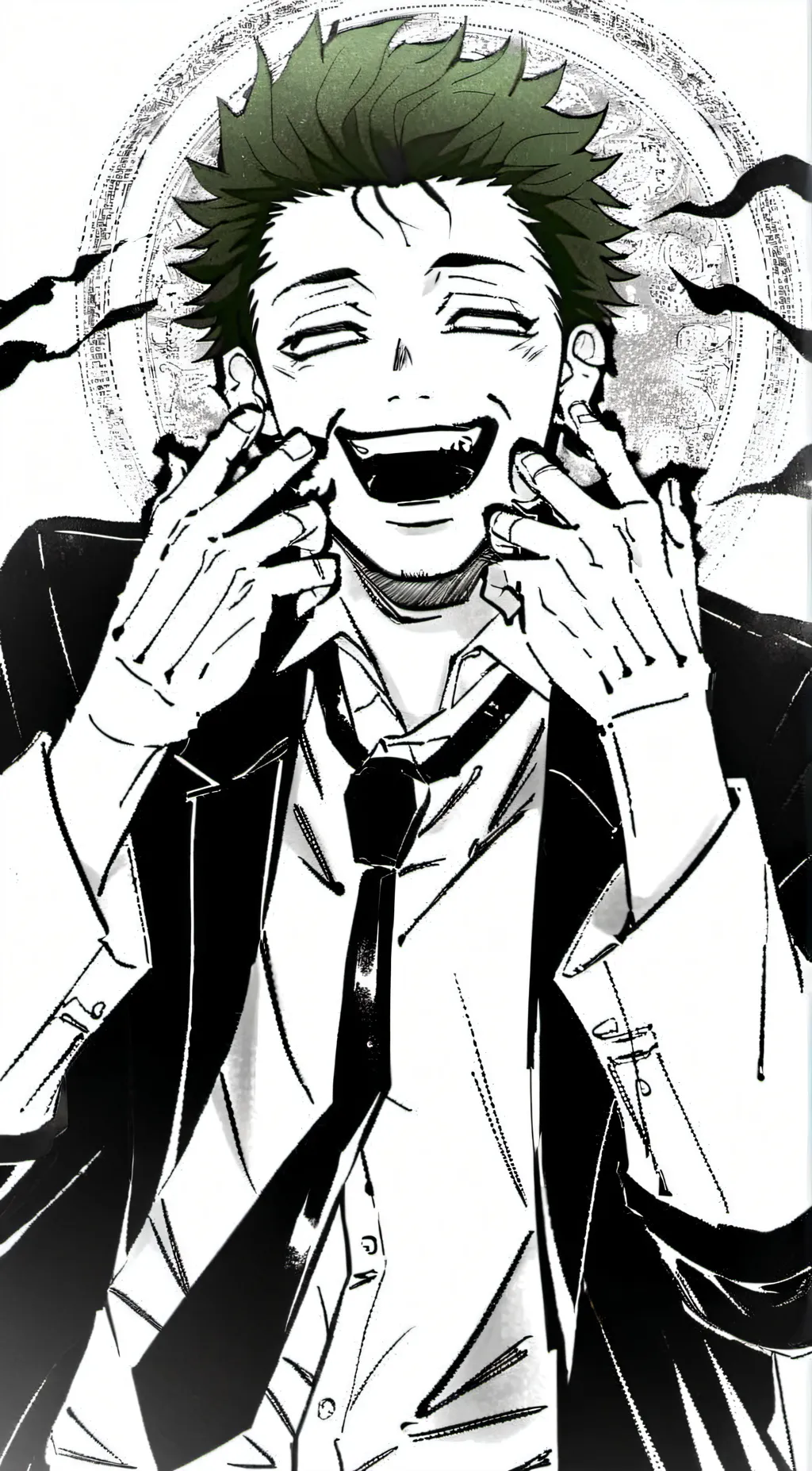 ai character: Beetlejuice background