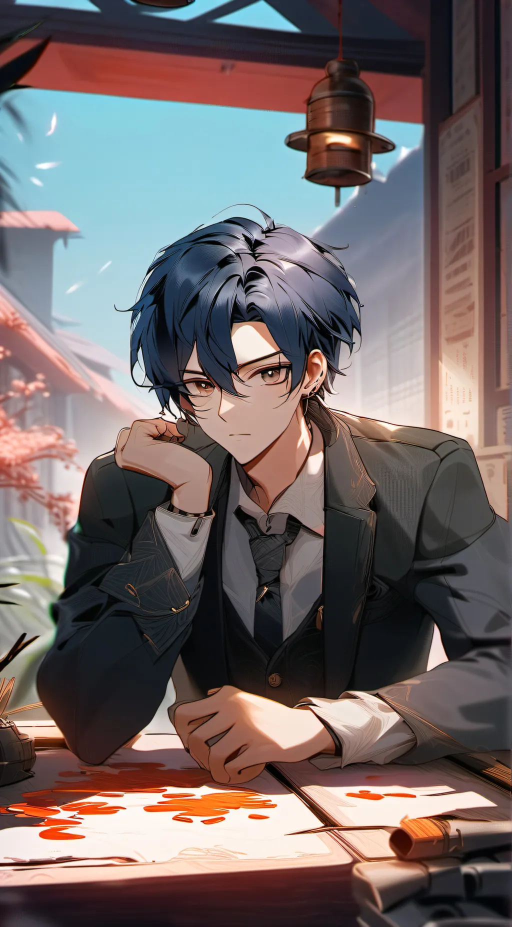 ai character: Axel🌹 background