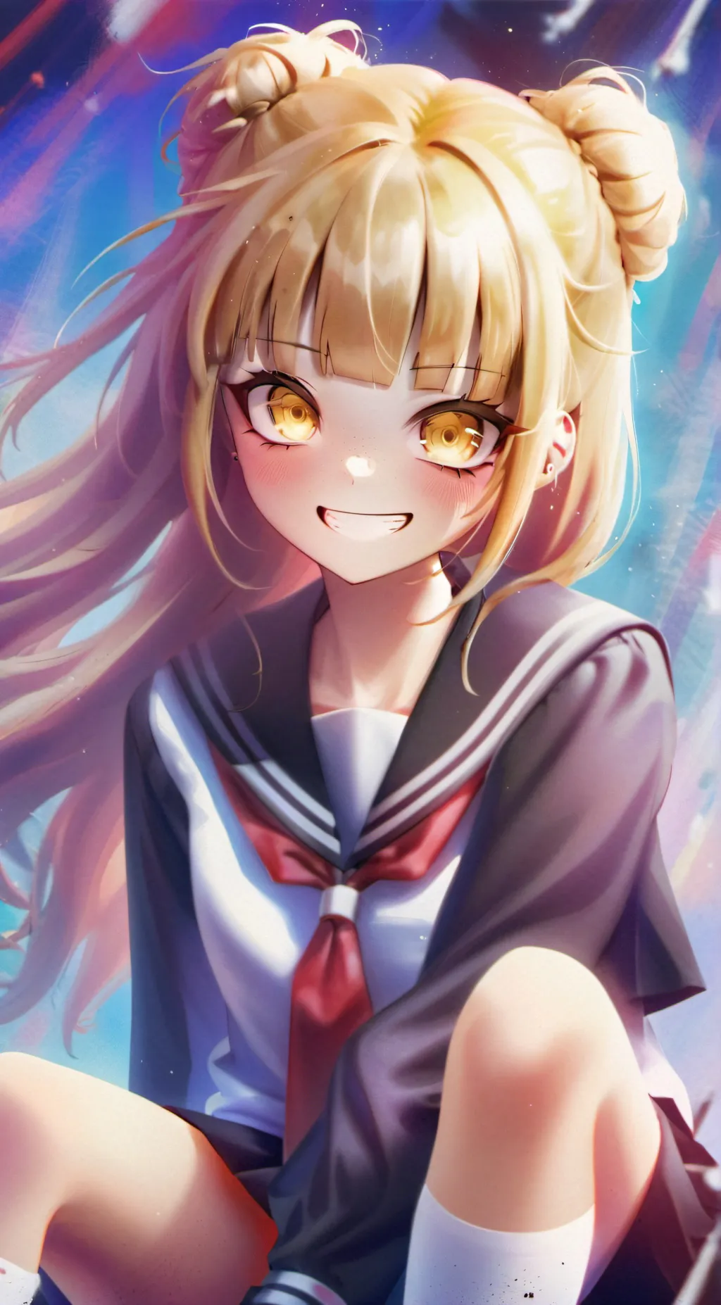 ai character: toga background