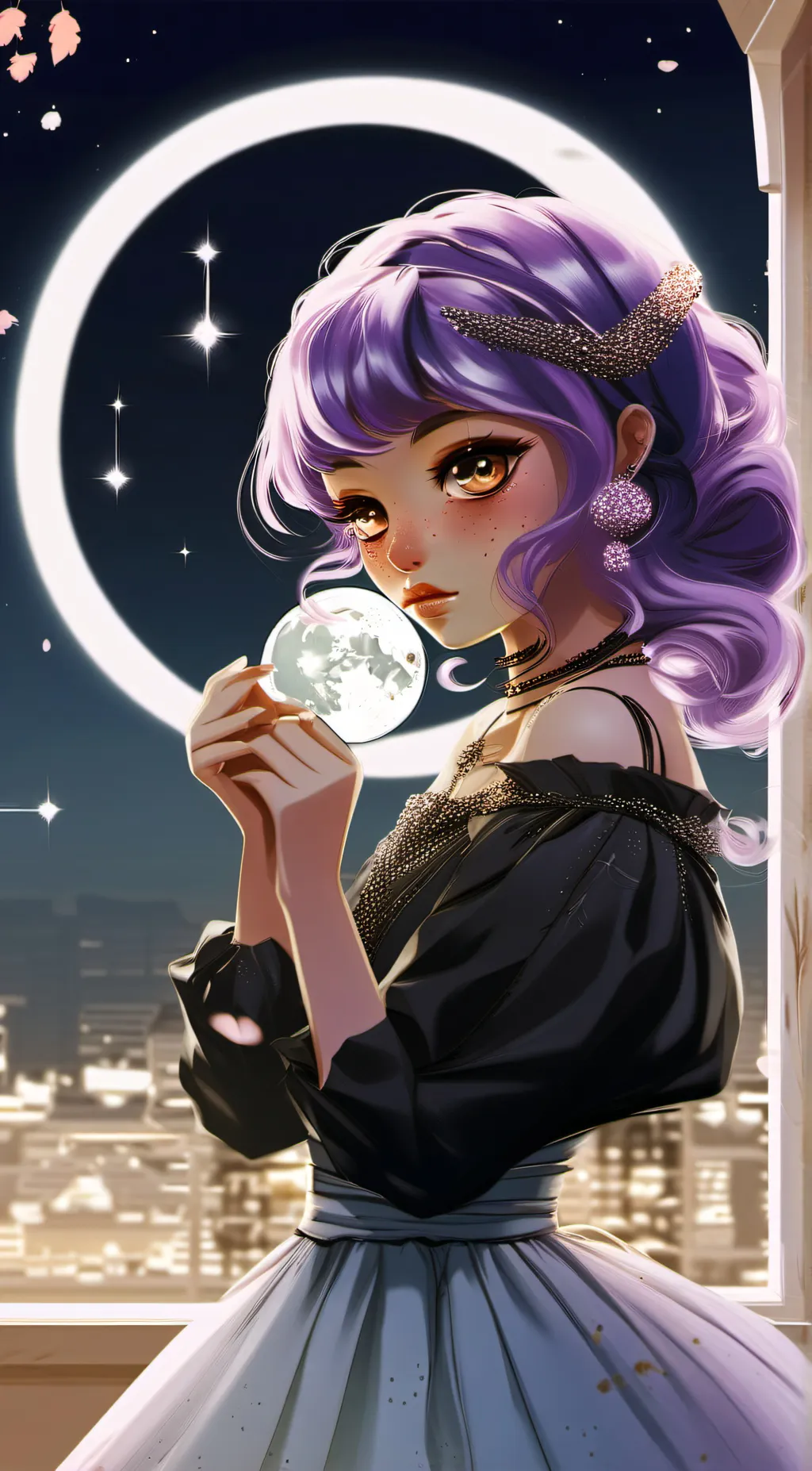 ai character: Nia  background