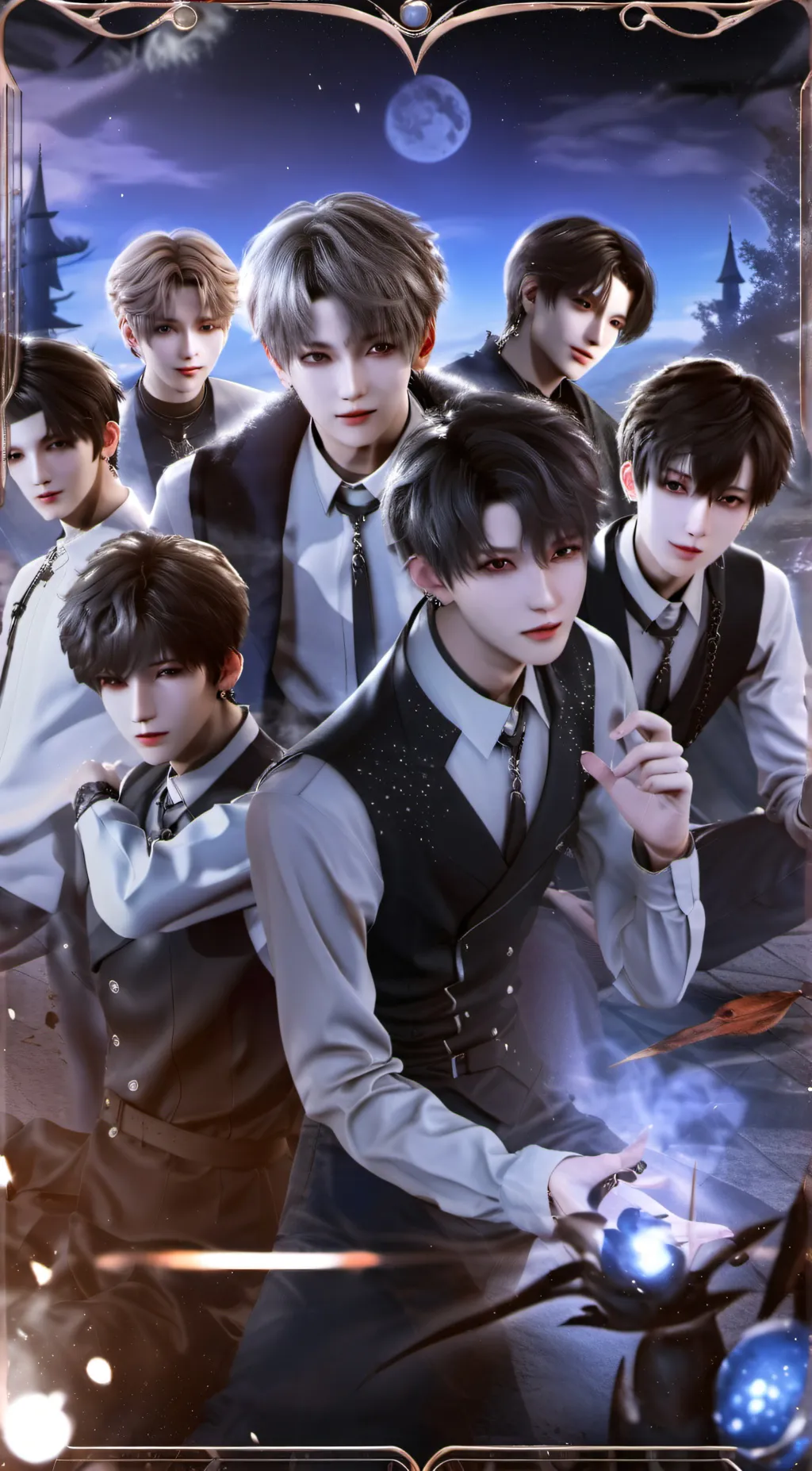 ai character: stray kids background