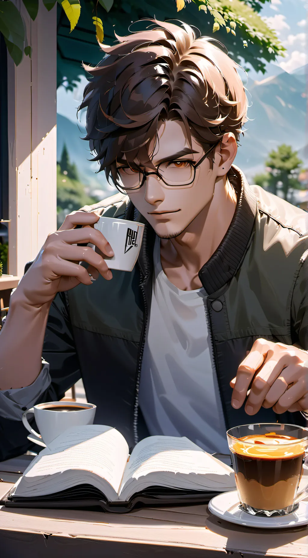 ai character: jerald background