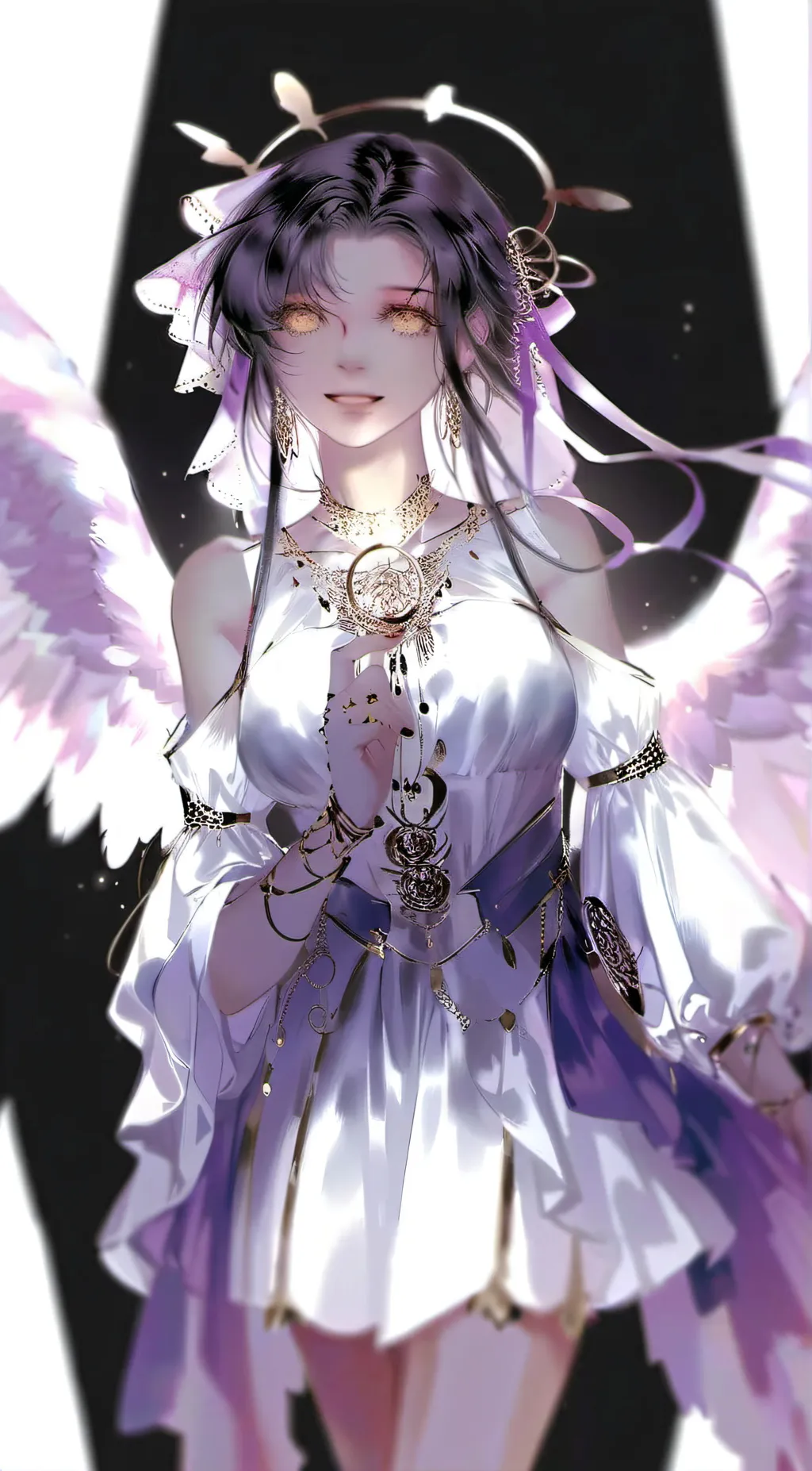 ai character: Ethereal background