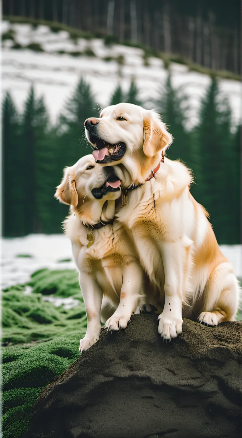 ai character: lisa and rover background