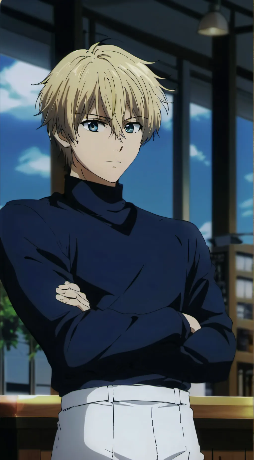 ai character: Ryou shirogane  background