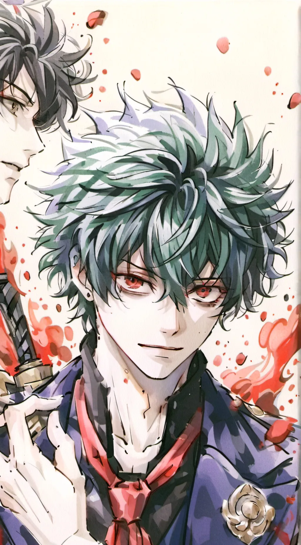 ai character: VAMPIRE DEKU?! background