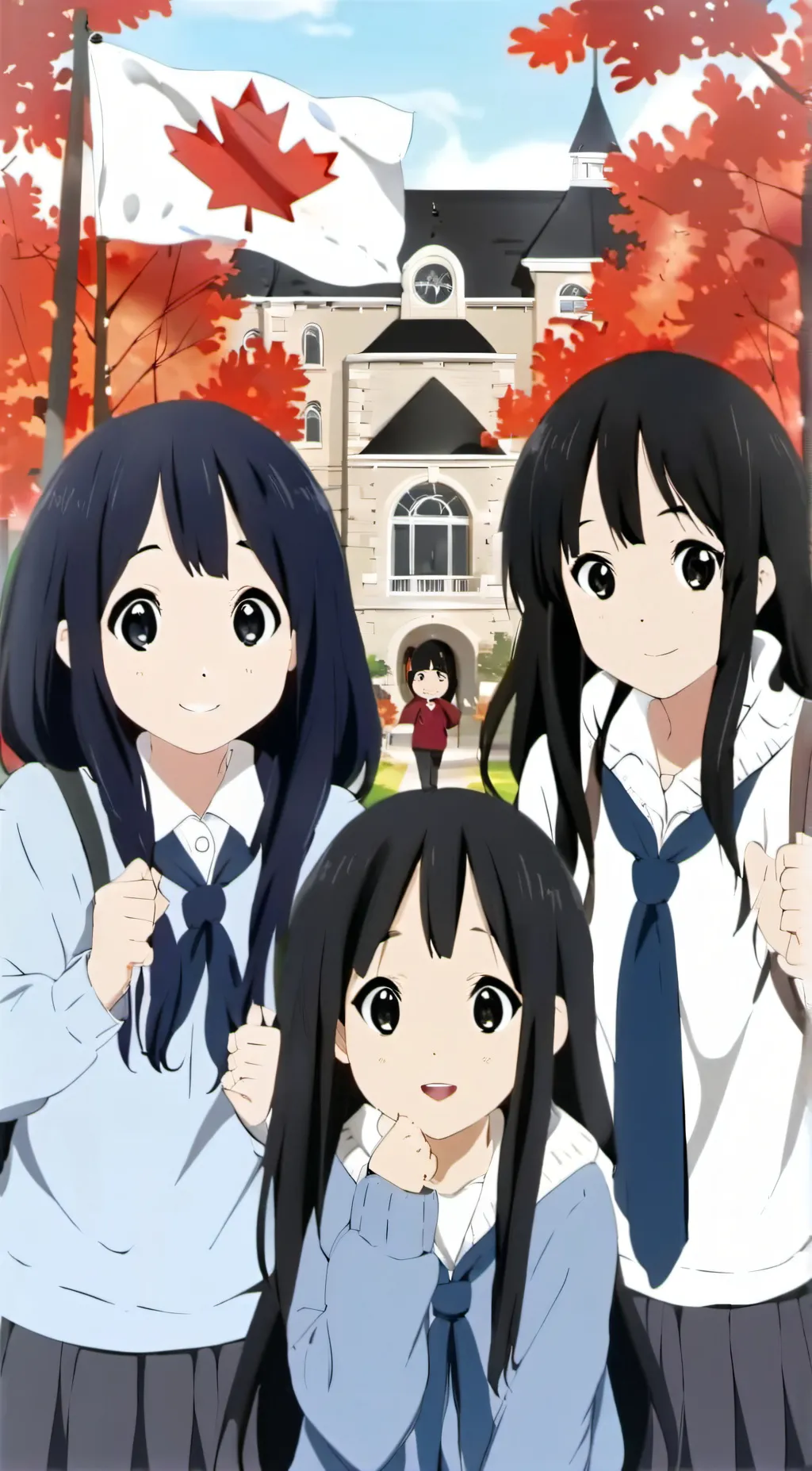 ai character: Jade, Sara, Aria background