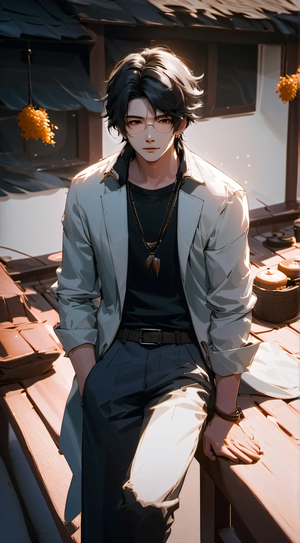 ai character: ★cam★° background