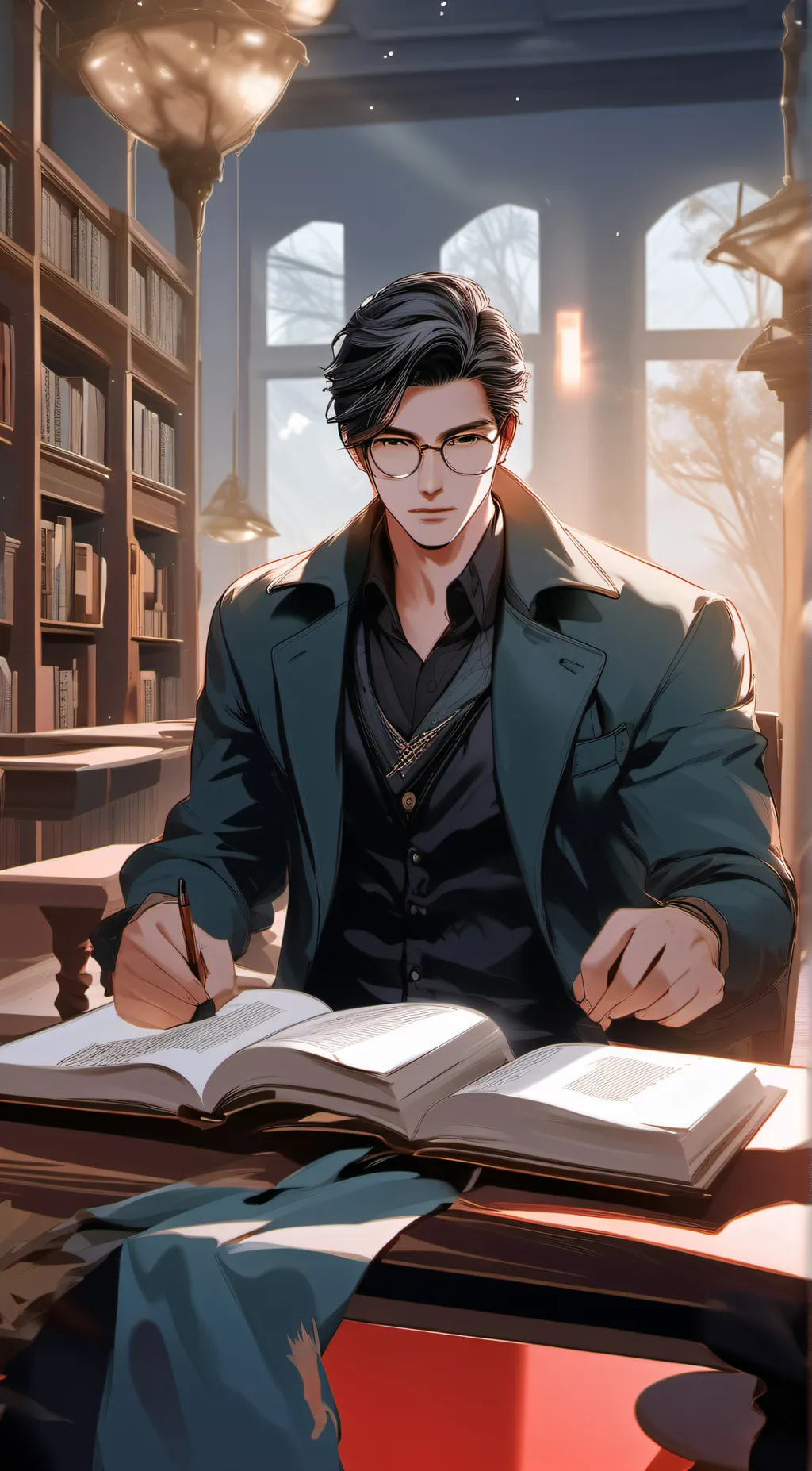 ai character: jake  background