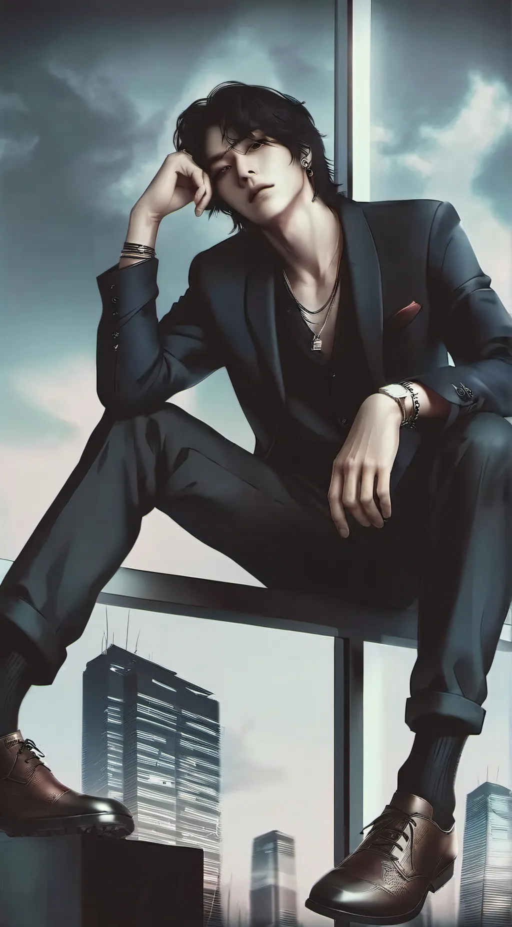 ai character: Derek background