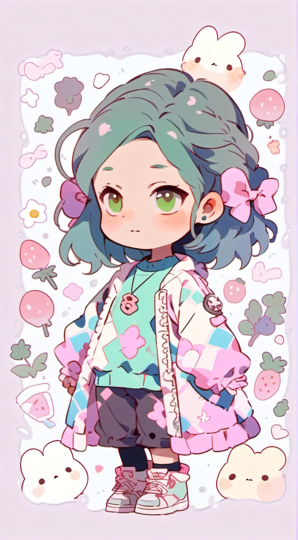 ai character: The popular girl background