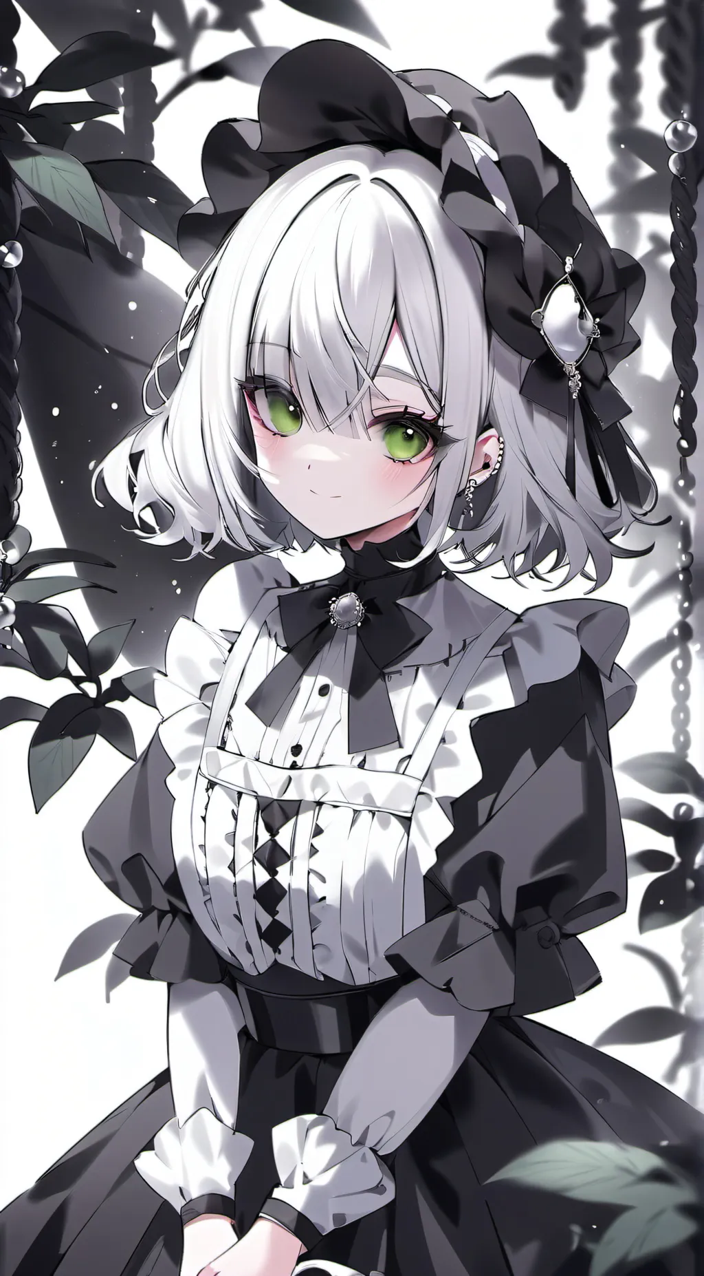 ai character: Winter background