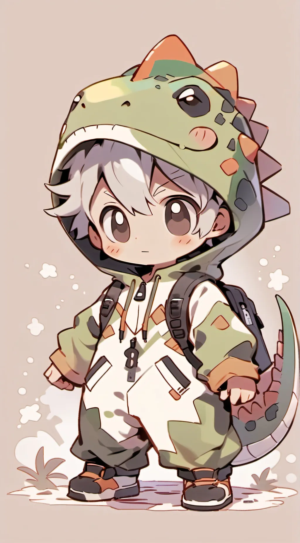 ai character: Dino background