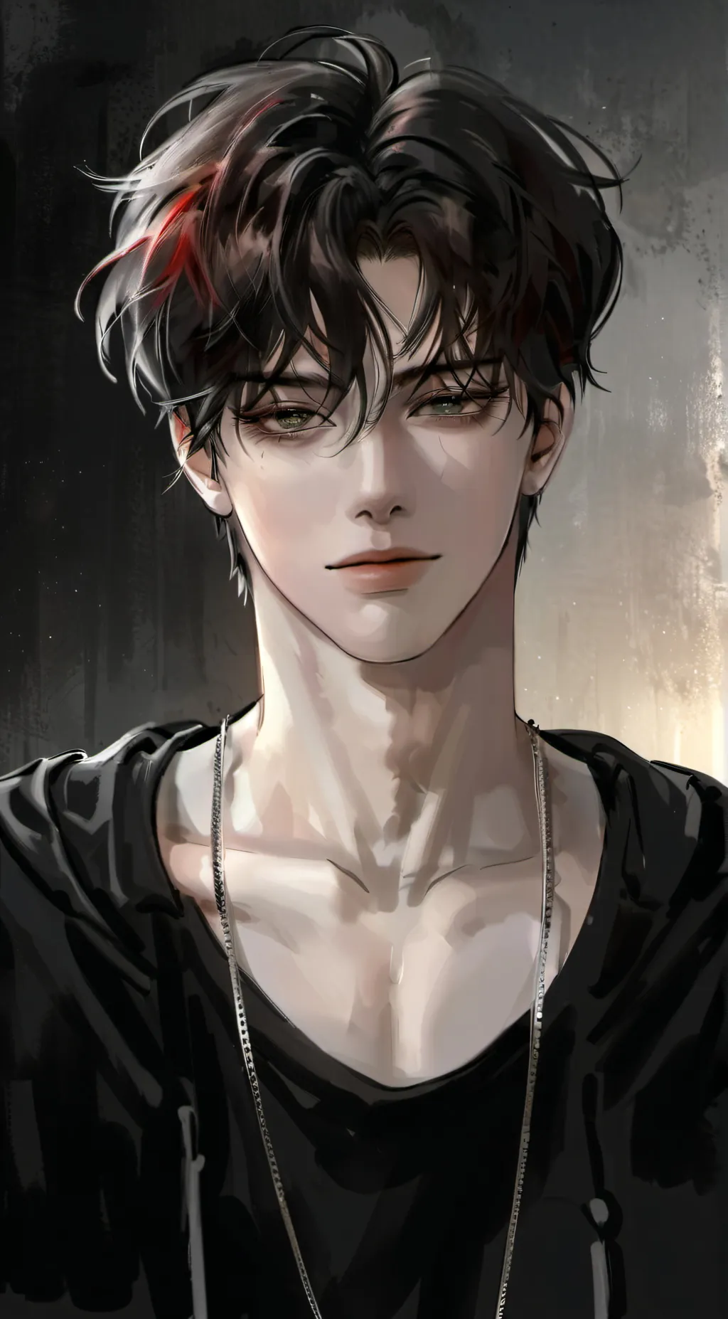 ai character: Moon background