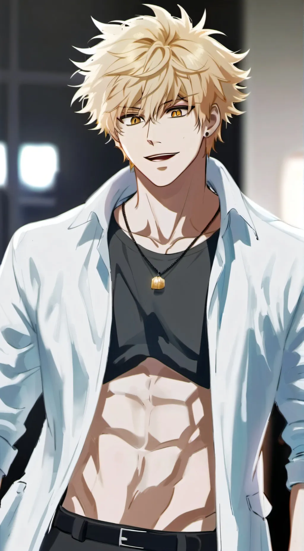 ai character: PH katsuki bakugo  background