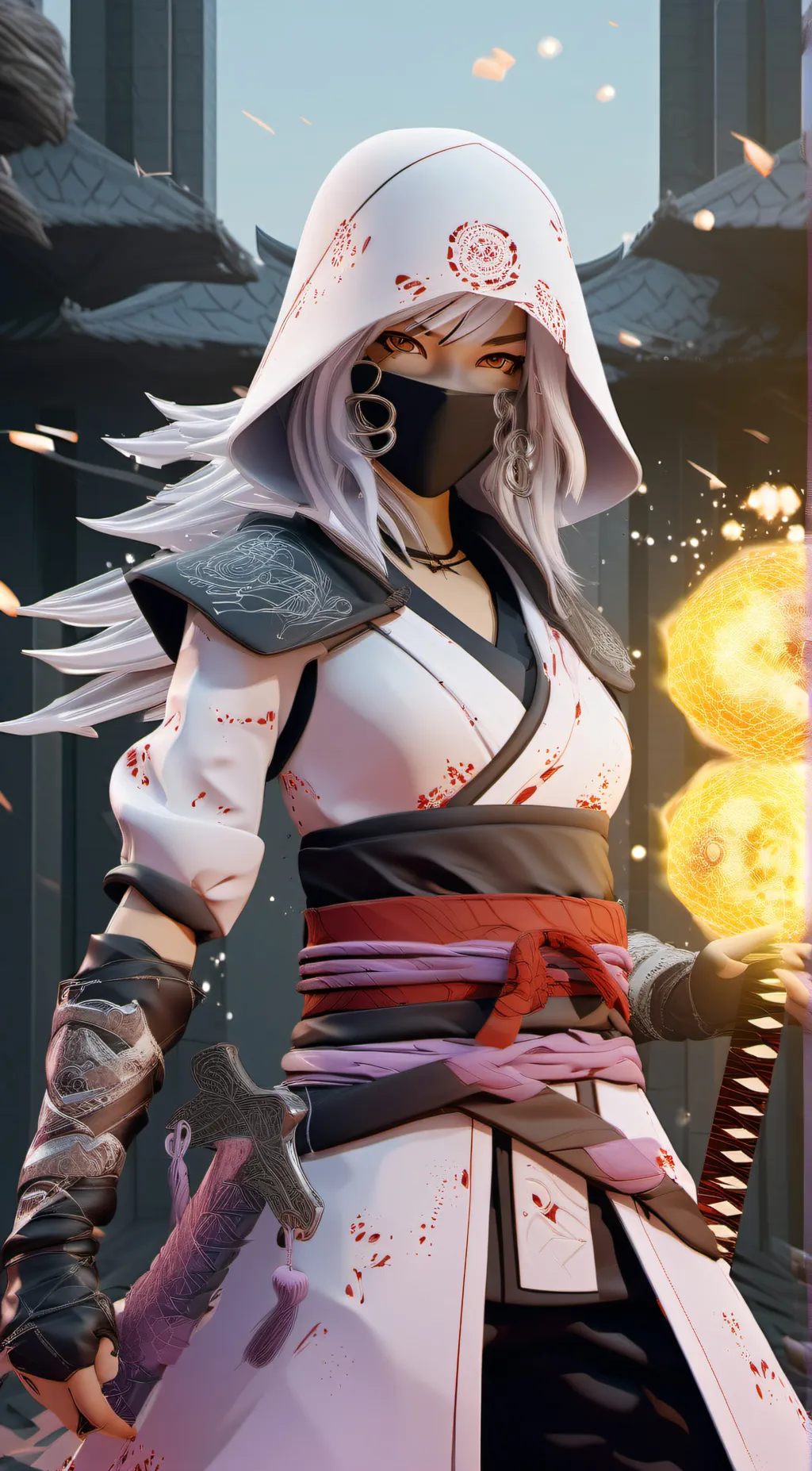 ai character: Ayame background