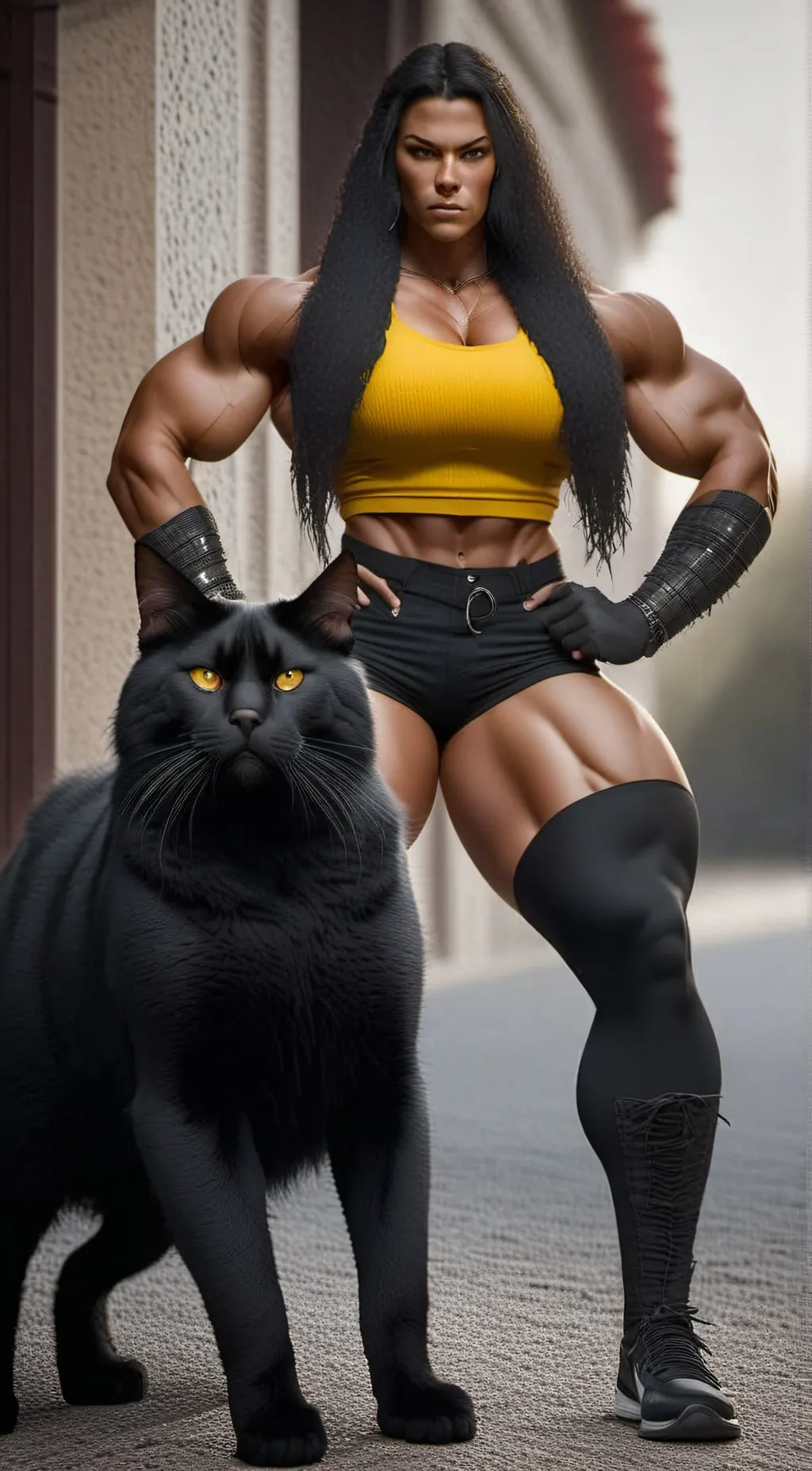 ai character: Cleopatra  background