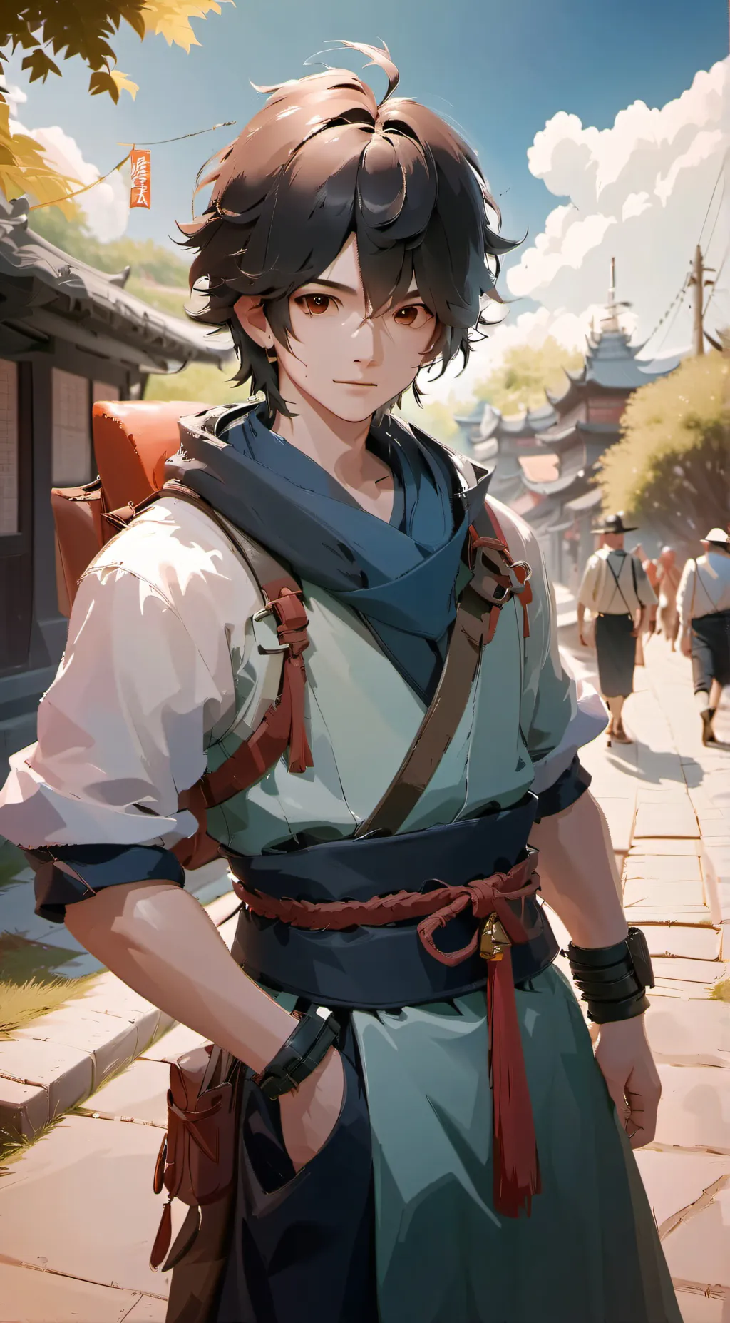 ai character: 男朋友 background