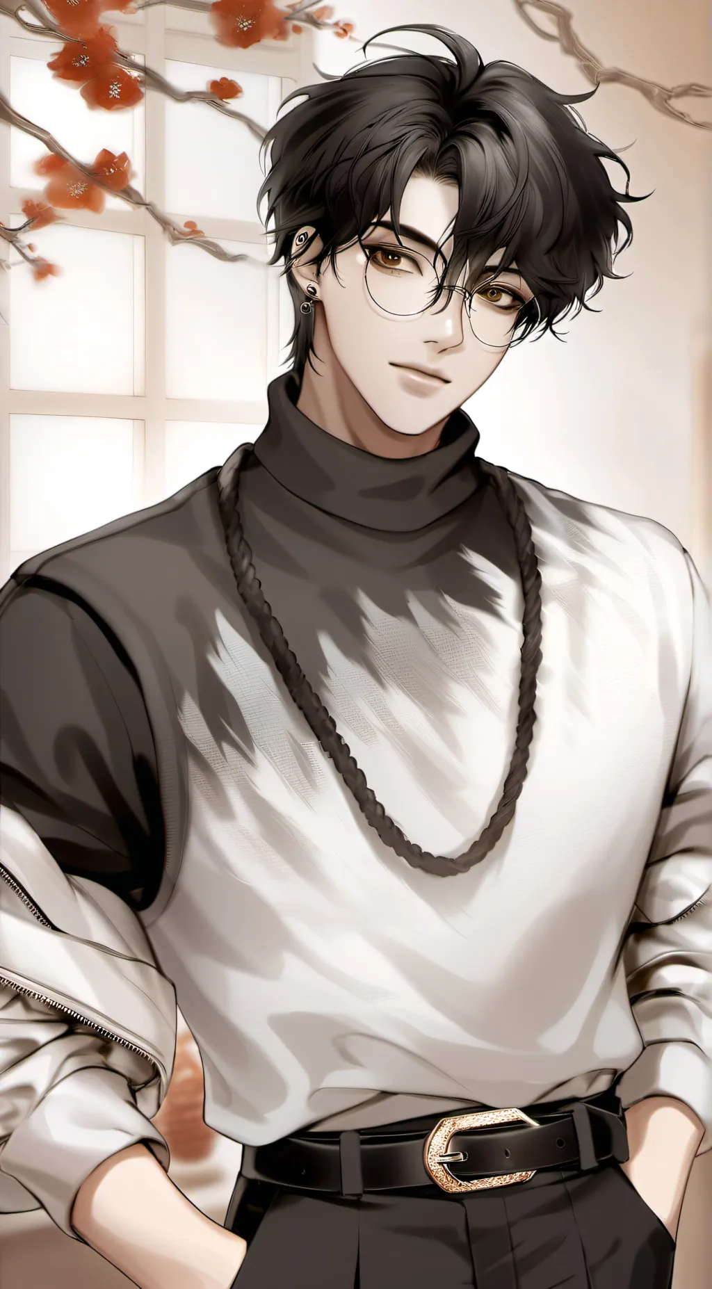 ai character: Leo background