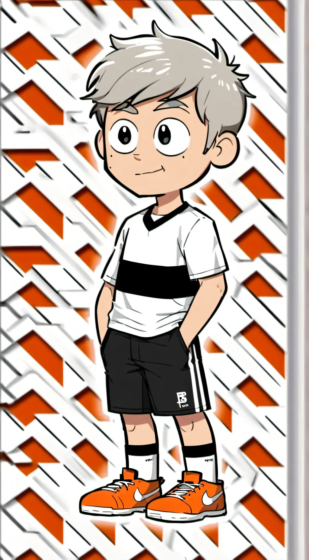 ai character: LINCON LOUD background