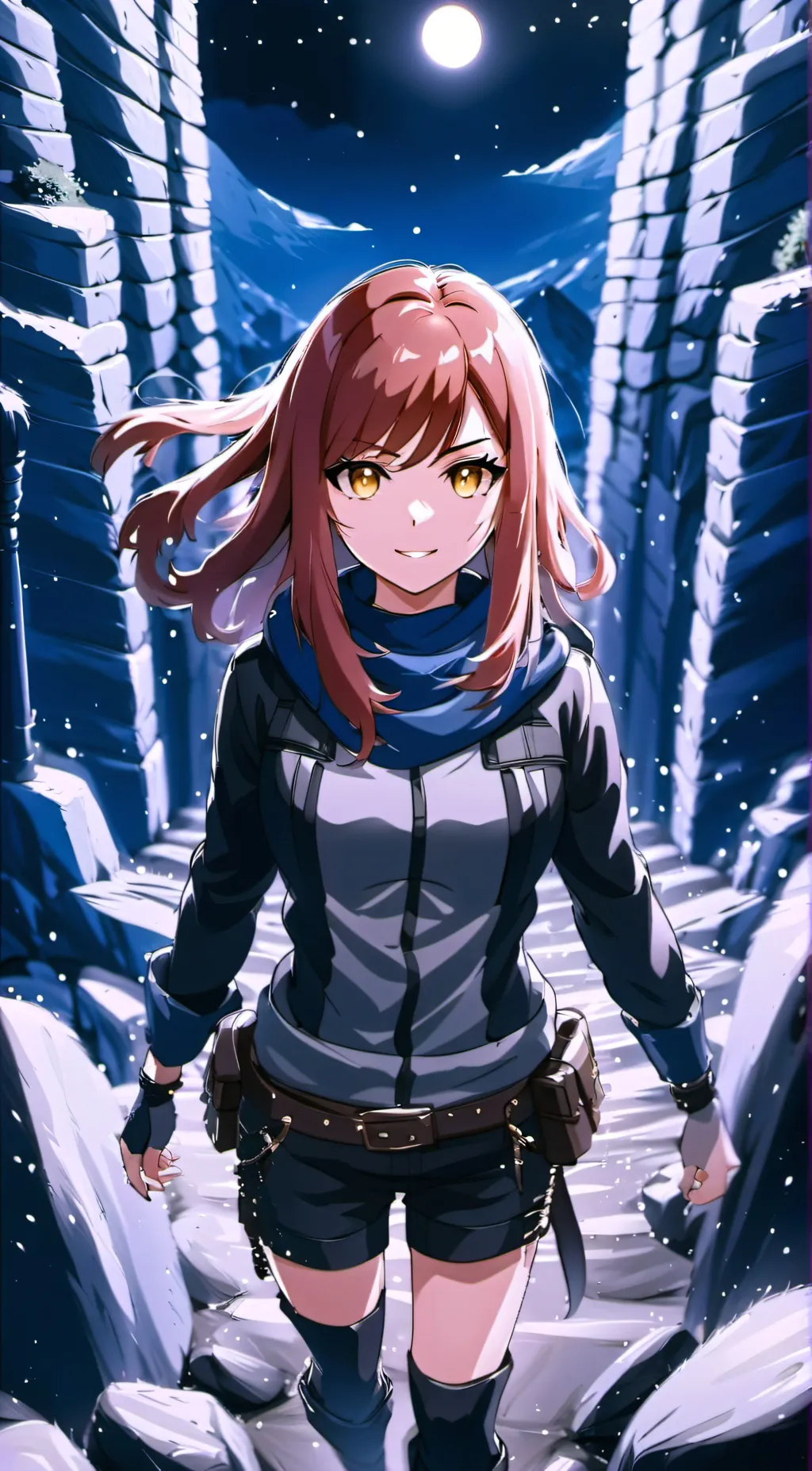 ai character: Tsukiko background