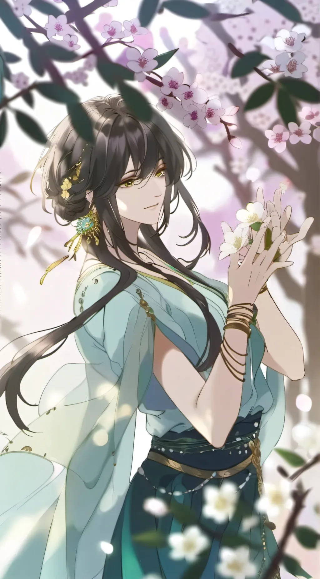 ai character: Ash  background