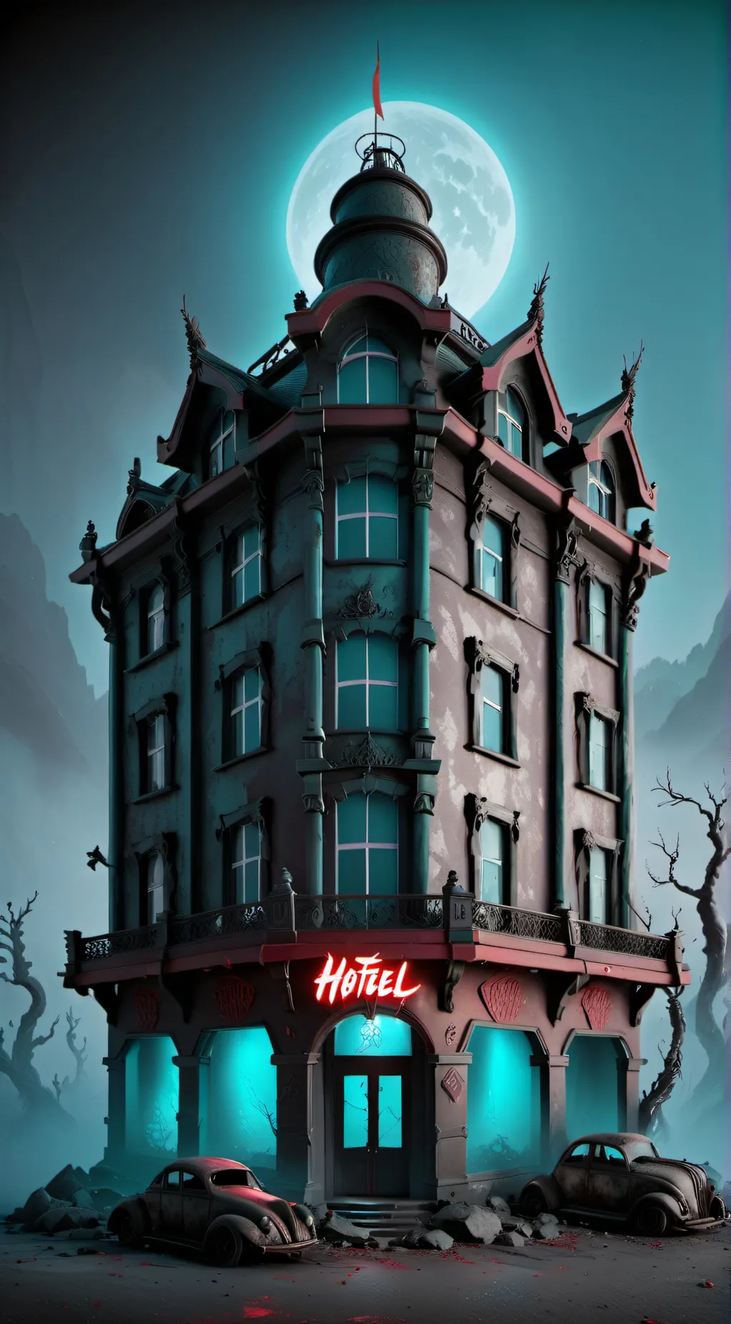 ai character: Hazbin background