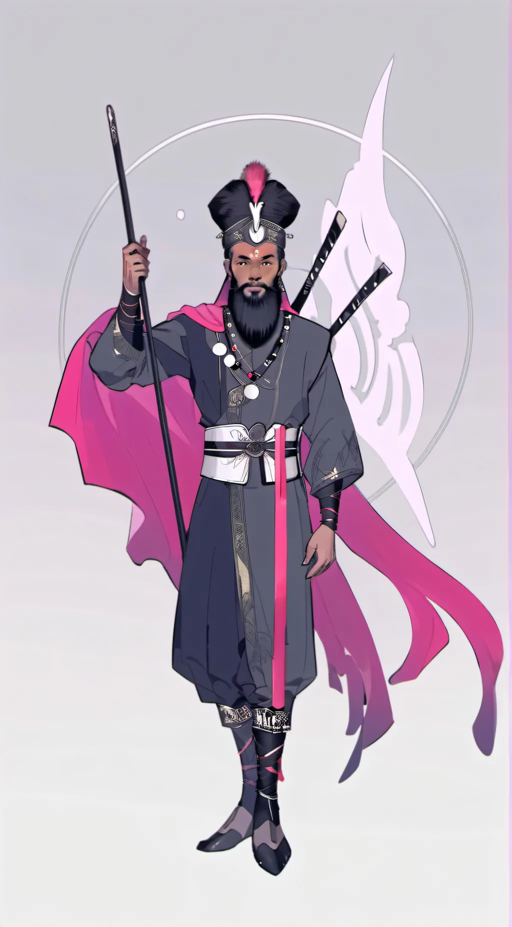 ai character: Giga niga  background