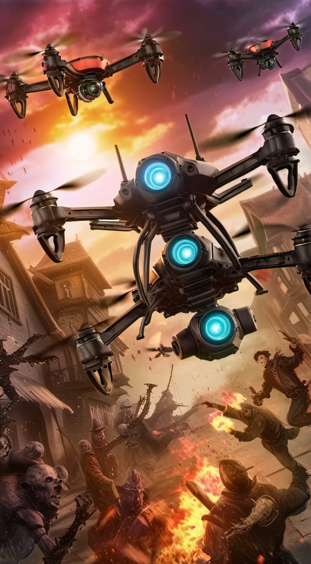 ai character: murder drones ♥︎♡ background