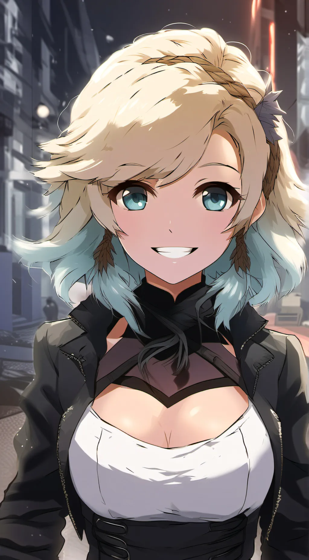 ai character: anny background