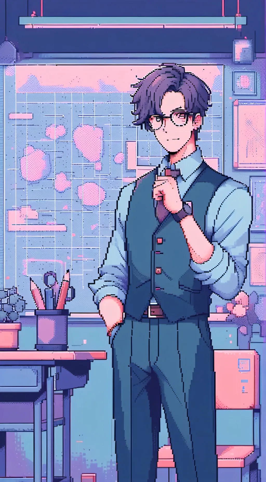 ai character: {- ∅wen -} background