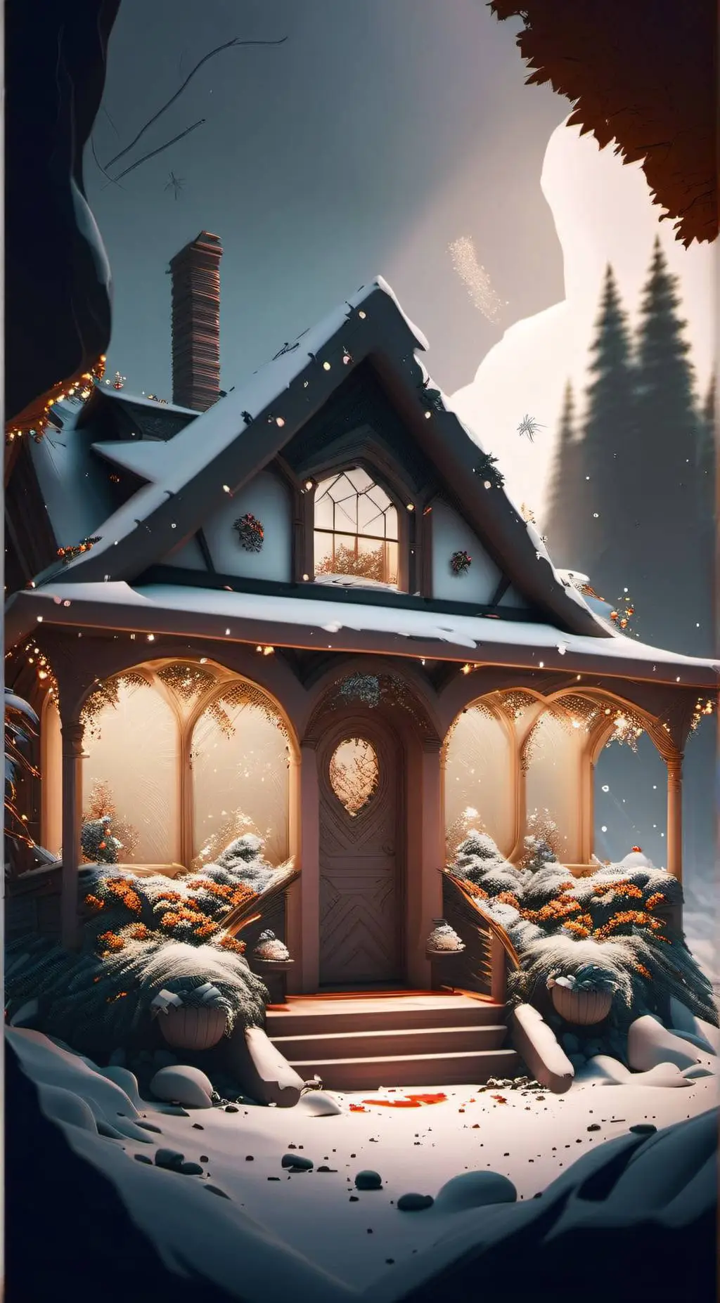 ai character: my ocs at ur house background