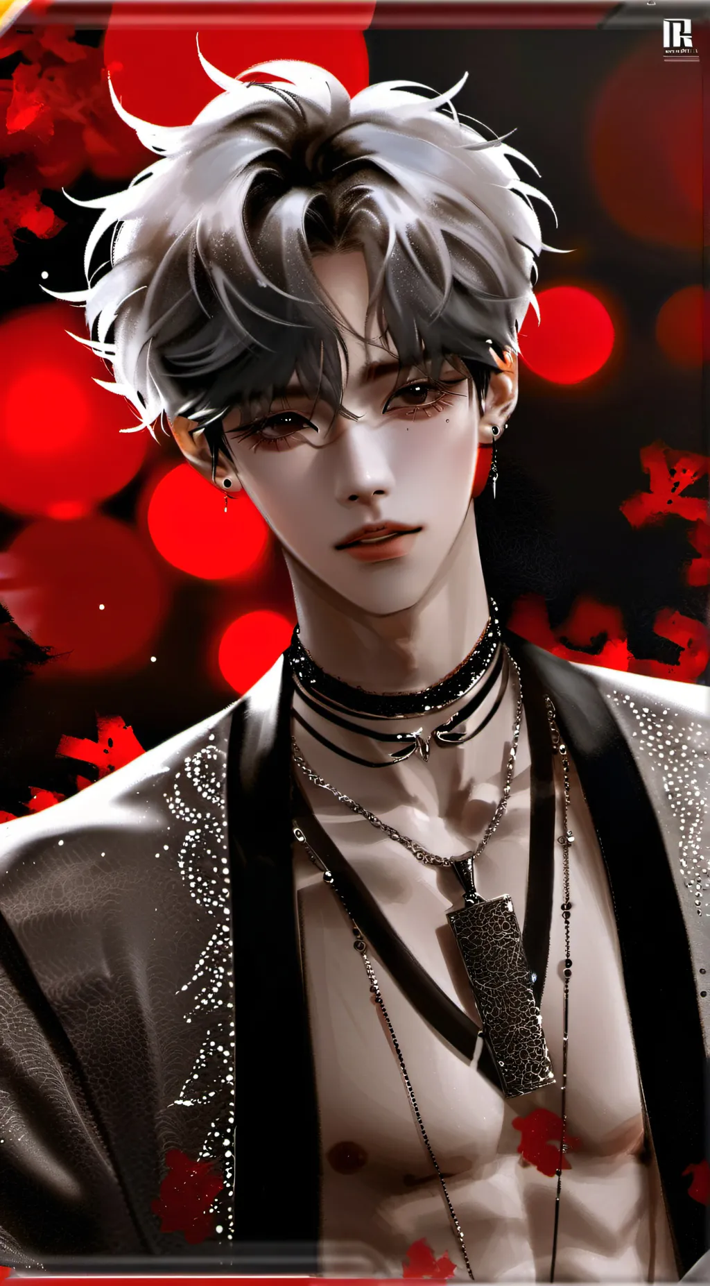 ai character: hyunjin  background