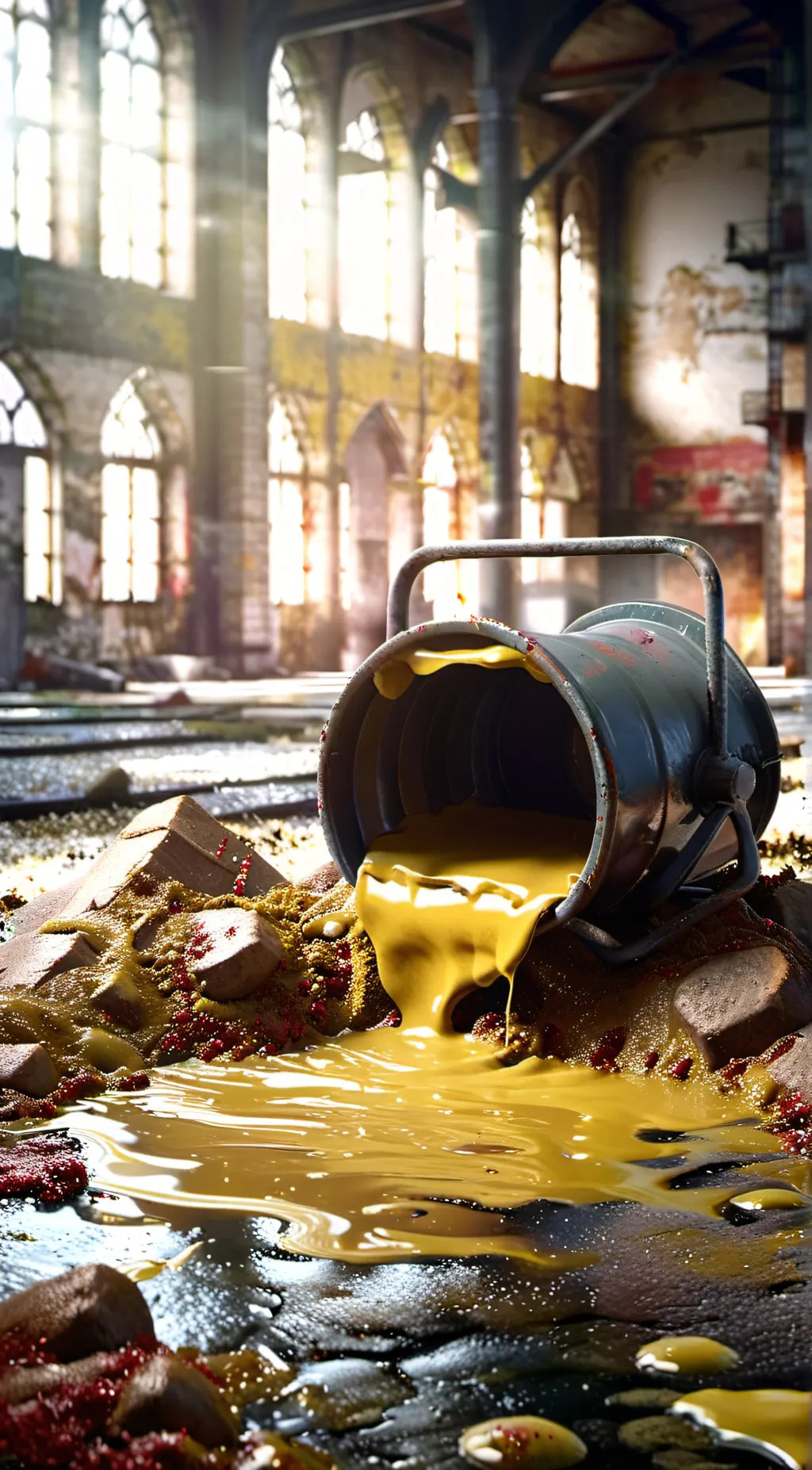 ai character: Sludge bucket background