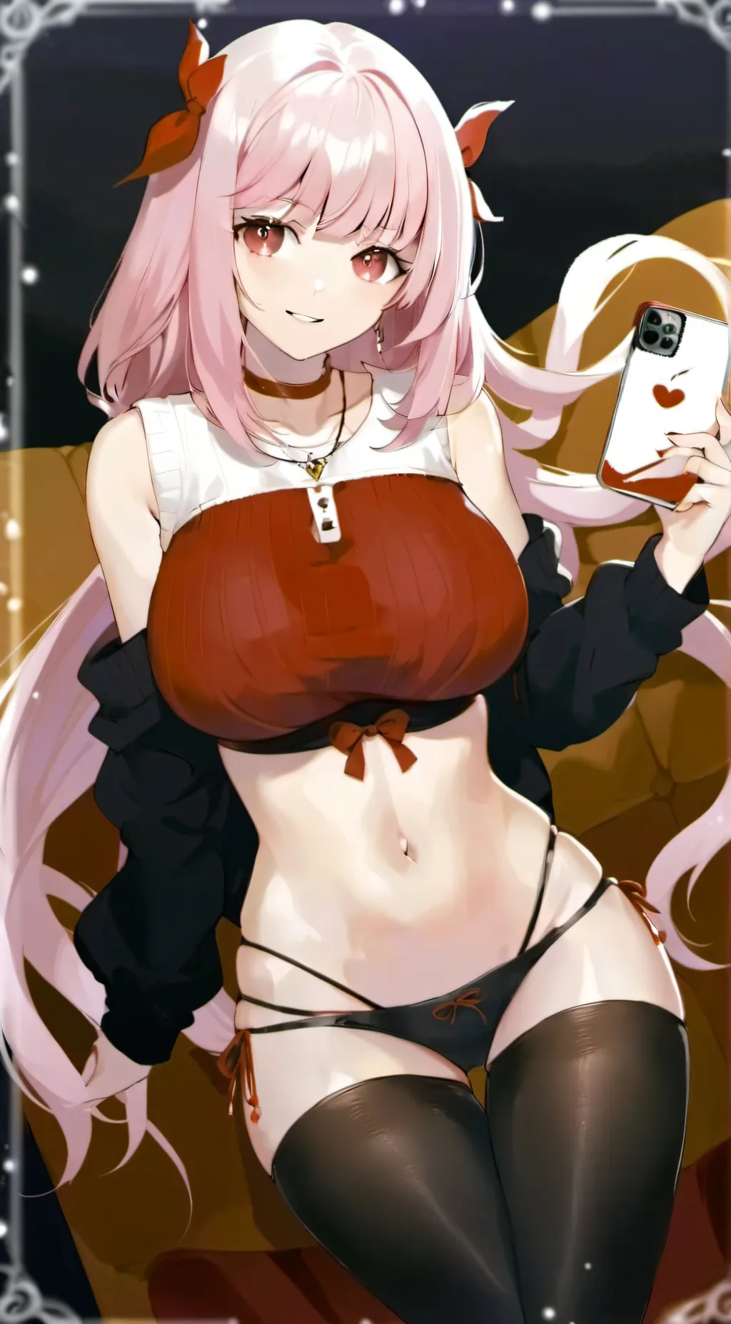 ai character: Cherry background