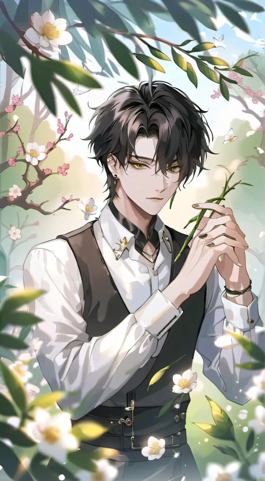 ai character: Leo  background