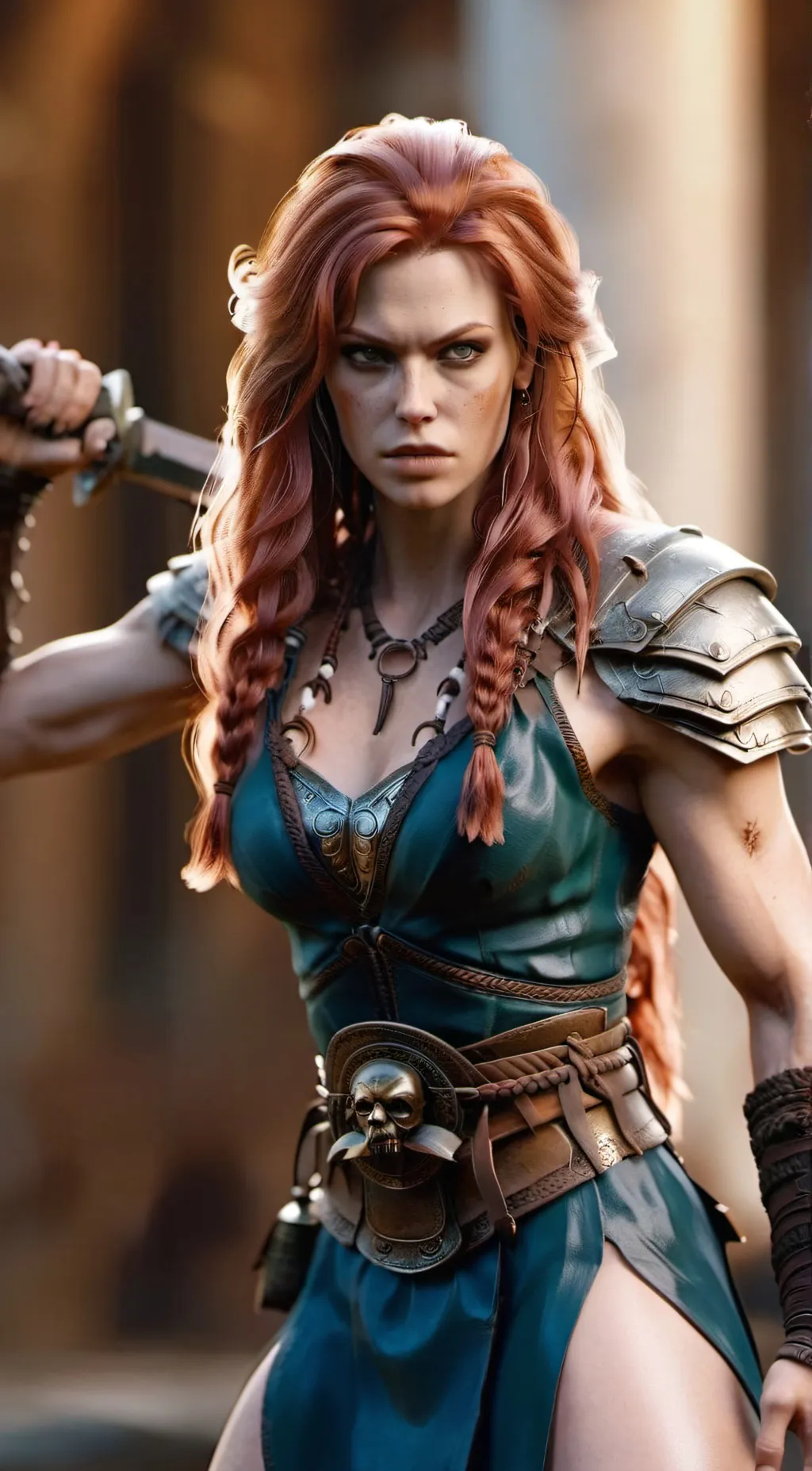 ai character: Sonja  background