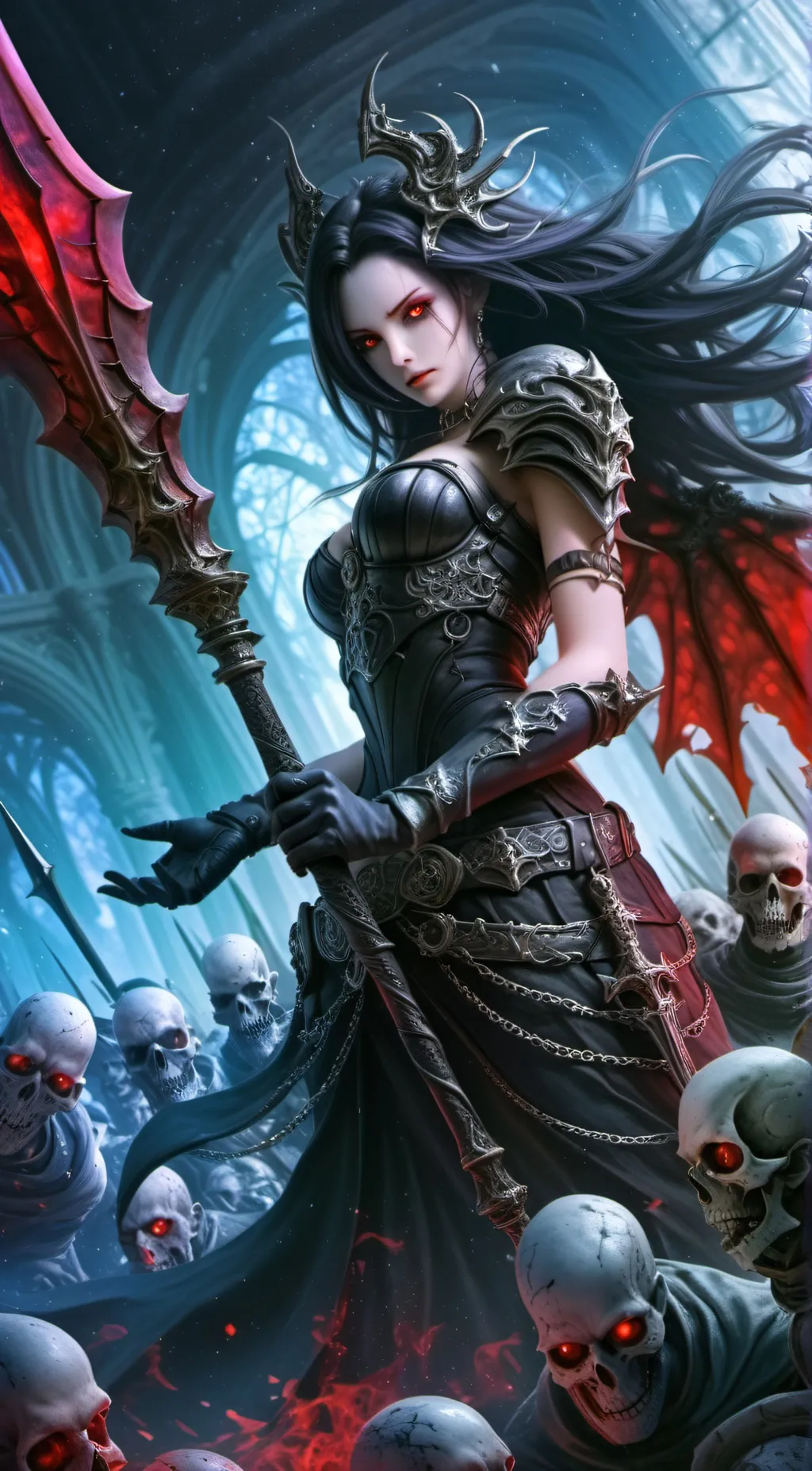 ai character: Dämonika background