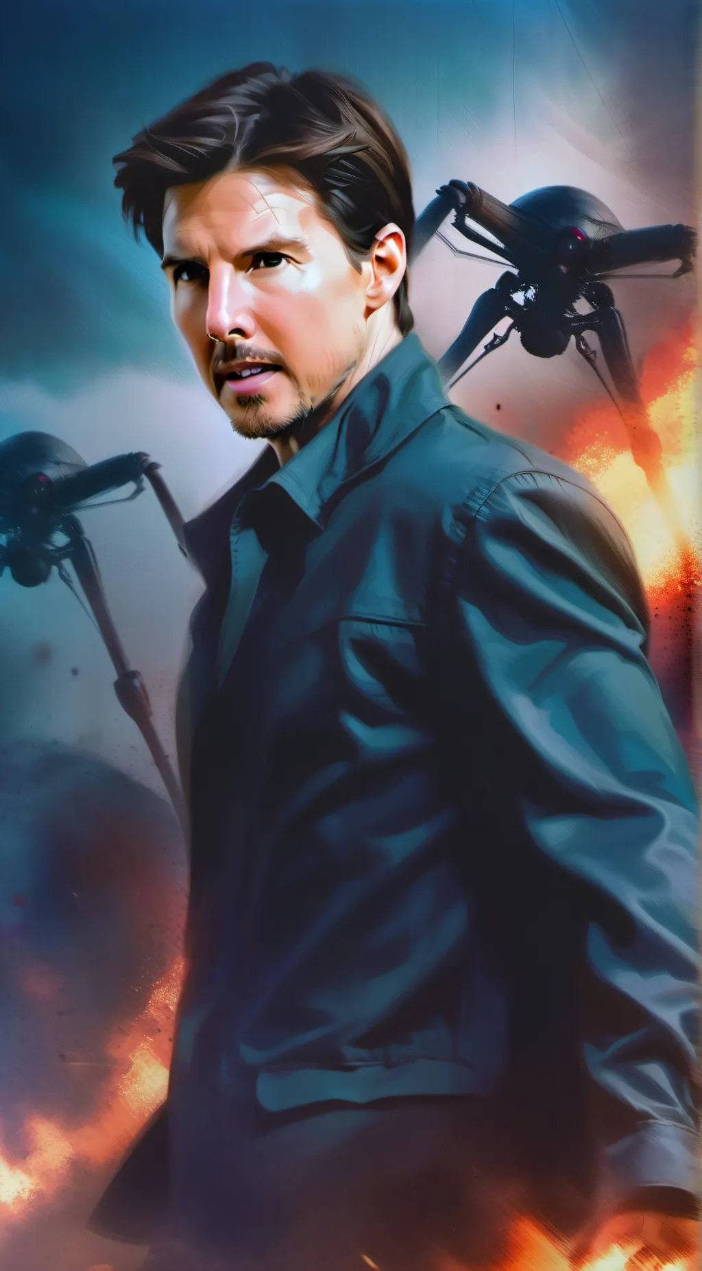 ai character: War Of The Worlds background