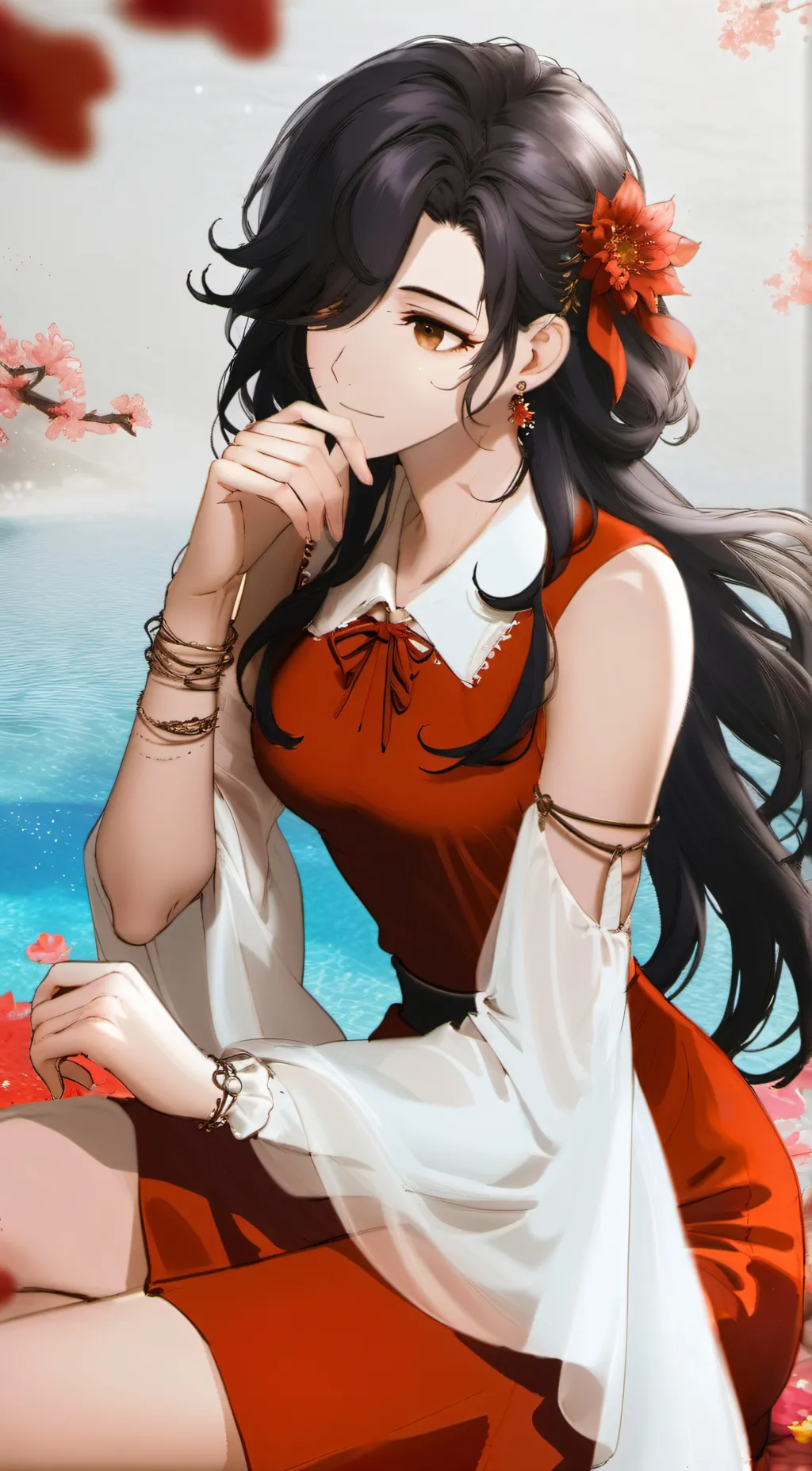 ai character: tadc pool party background