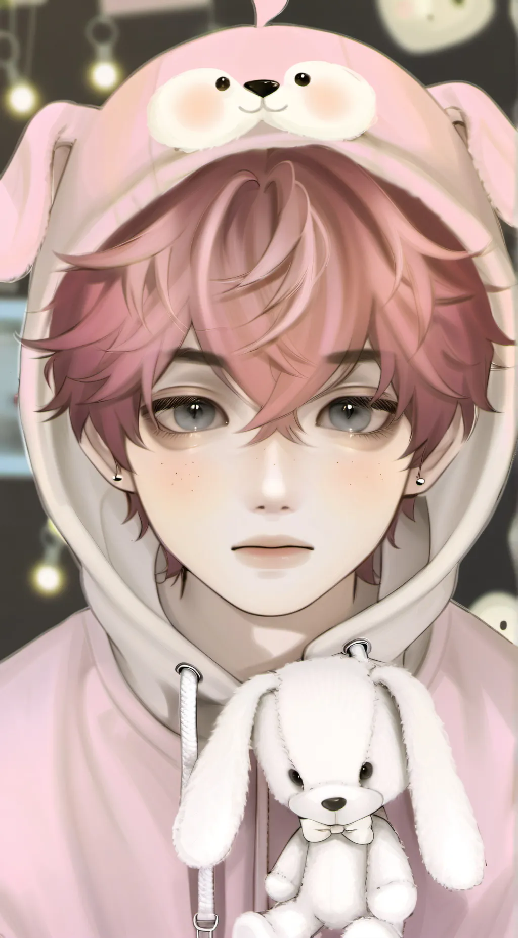 ai character: 🐇Dan🐇 background