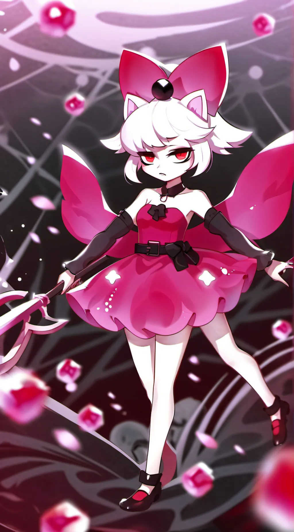 ai character: Drunk angel dust background