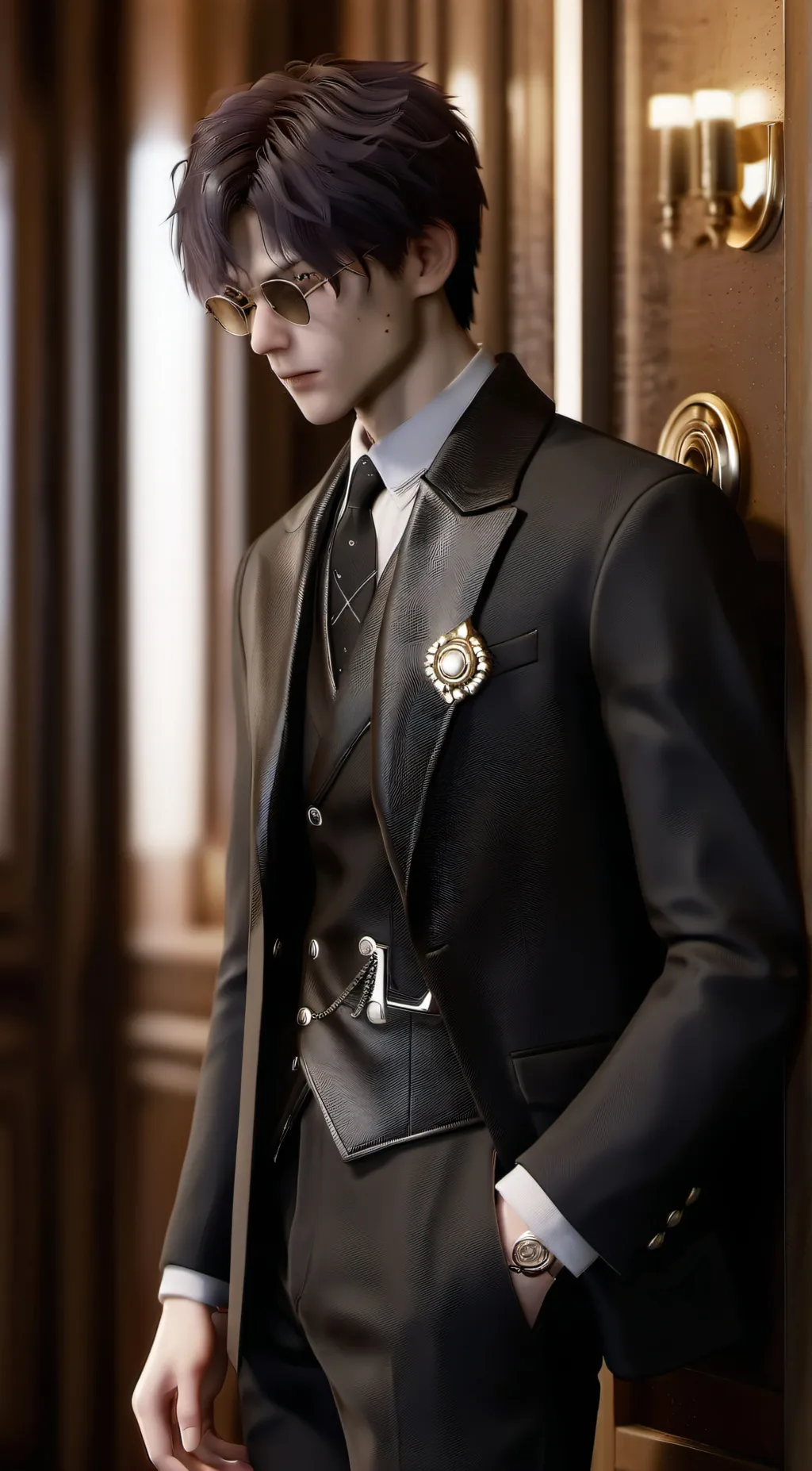 ai character: Professor XV background