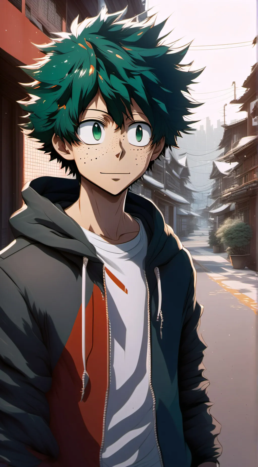 ai character: Izuku Midoriya background