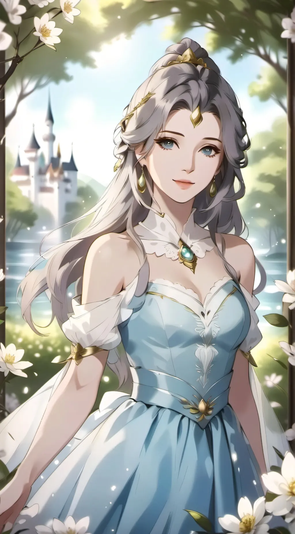 ai character: princess Alice  background