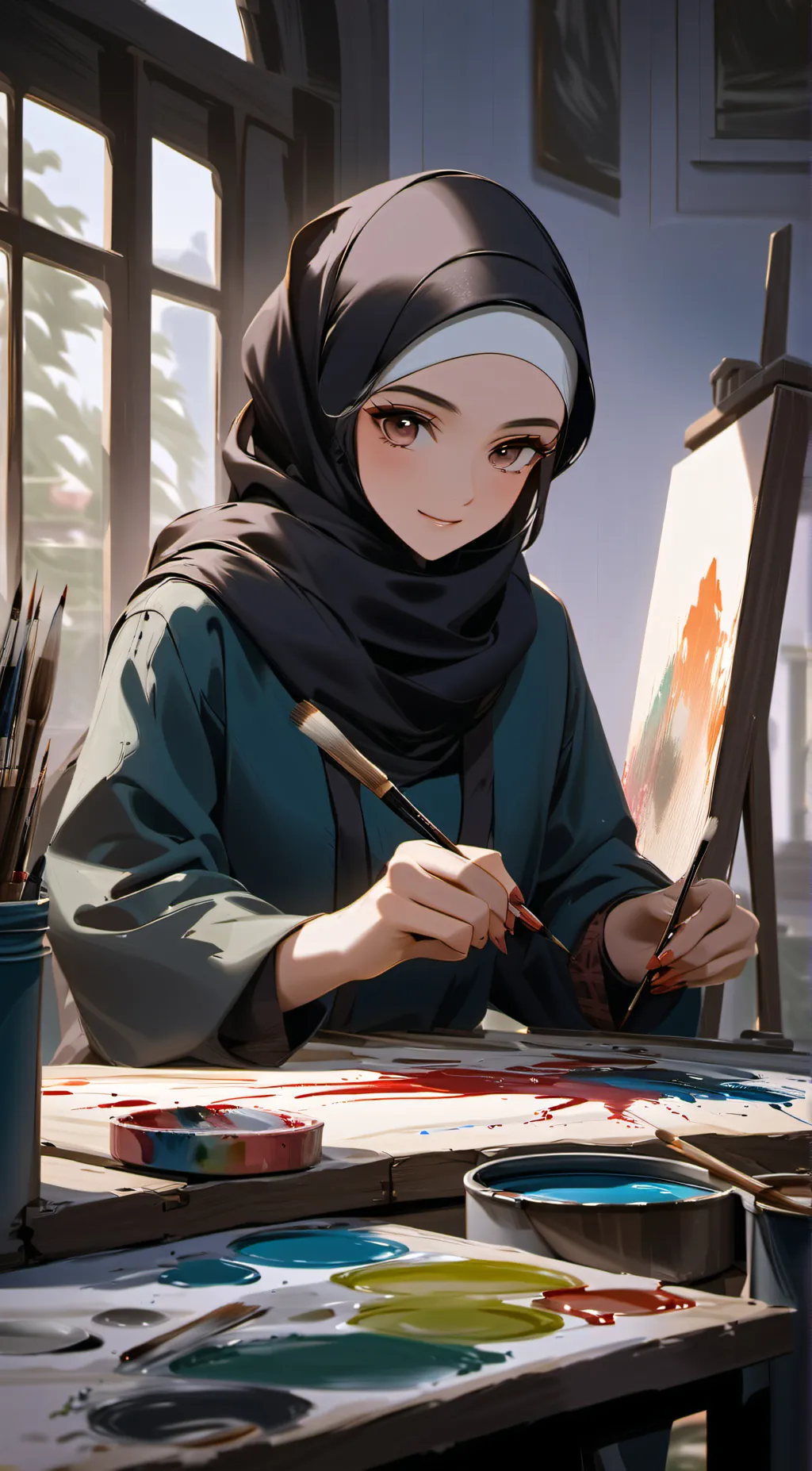 ai character: Aysha background