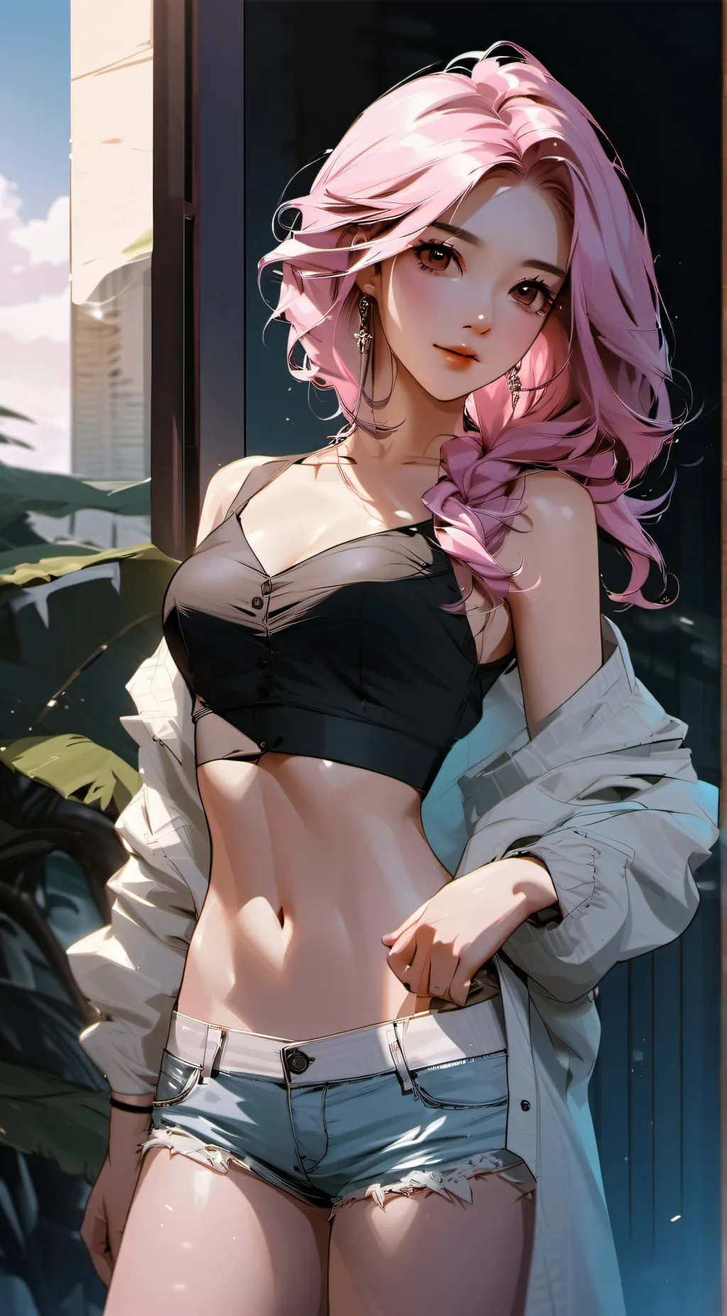 ai character: Arianne  background