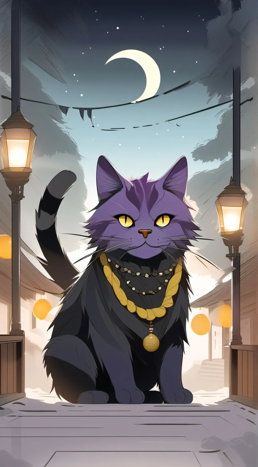 ai character: catnap background